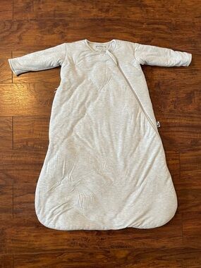 Gunamuna Long Sleeve Sleep Sack 3 to 9 months Gray Bamboo
